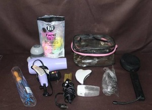 lot 70 image: Blow dryer massager hair straightener comb and much more see pictures for details