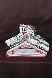 lot 87 image: Plastic hangers