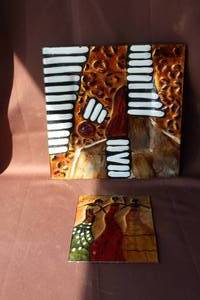 lot 225 image: Australian Aboriginal artwork set
