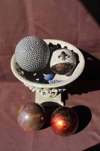 lot 228 image: Fruit Topiary with sphere