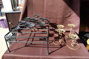 lot 234 image: Candle holders