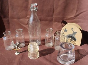lot 246 image: vintage Hemingray #42 clear glass insulator. And more see pictures for details
