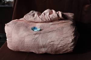 lot 206 image: Queen comforter and one pillow sham