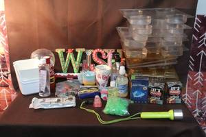 lot 257 image: Mixed lot soap molds Christmas items some party supplies hand sanitizers and much more see photo for details