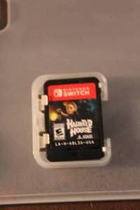 lot 267 image: Nintendo switch haunted house game