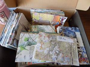 lot 54 image: large lot of bird watchers digest books
