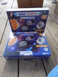 lot 118 image: Solar System Puzzles - Qty 2 NEW