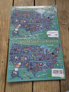 lot 120 image: United States of America puzzles qty 2