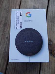 lot 125 image: nest mini Google home new never opened