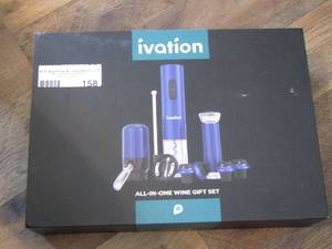 lot 158 image: all in one wine gift set new