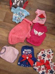 lot 183 image: miniature dog clothes