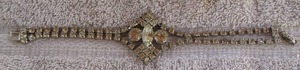 lot 16 image: VINTAGE RINESTONE BRACELET