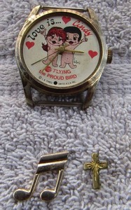 lot 94 image: LOVE IS WATCH WITH NO CRYSTAL