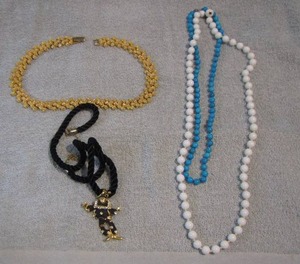 lot 134 image: 4 NECKLACES