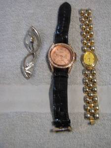 lot 135 image: PIEVE NICOLE LADIES WATCH & XOXO WATCH & DIAMOND BRAND WATCH