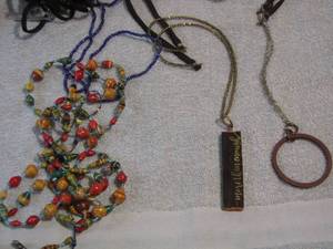 lot 139 image: 7 BEADED NECKLACES