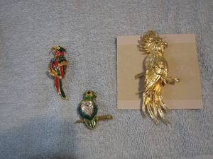 lot 144 image: 3 BIRD BROACHES