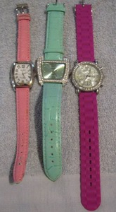 lot 123 image: LADIES WATCHES DUFONTE X 3