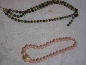 lot 271 image: 2 BEADED NECKLACES