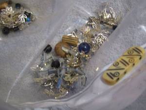 lot 168 image: SHIRT NAME PINS, NECKLACE PIECES