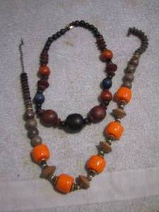 lot 160 image: 2 BEAD NECKLACES