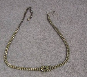 lot 186 image: RHINESTONE NECKLACE
