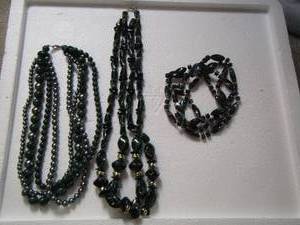 lot 228 image: 3 BEADED NECKLACES
