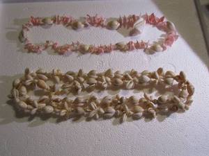 lot 206 image: 2 SHELL NECKLACES