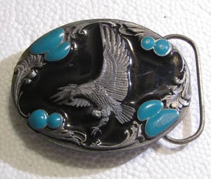 lot 247 image: SISKIYOU BELT BUCKLE H-7 EAGLE