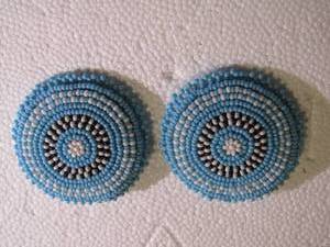 lot 243 image: 2 HAND BEADED HAIR CLIMS