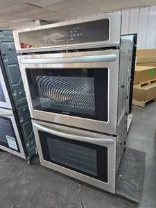 lot 11 image: NEW Frigidaire 30 Built-In Electric Double Wall Oven, Model FFET3026TS Stainless Steel