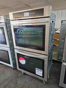 lot 12 image: NEW Frigidaire 30 Built-In Electric Double Wall Oven, Model FCWD3027A Stainless Steel