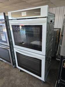 lot 18 image: NEW Frigidaire 30 Built-In Electric Double Wall Oven, Model FCWD3027AWD White