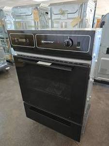 lot 28 image: NEW Brown 24 Built-In Electric Wall Oven, Model TEM721-DK Black