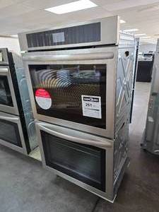 lot 29 image: NEW Frigidaire 30 Built-In Electric Double Wall Oven, Model FCWD3027AS Stainless Steel