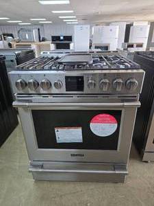 lot 57 image: NEW Frigidaire Professional 30 5 Burner Gas Range, Stainless Steel