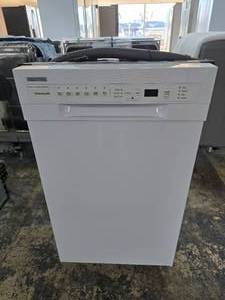 lot 70 image: Frigidaire ADA 18 Built-In Dishwasher, Model FFBD1831UW White