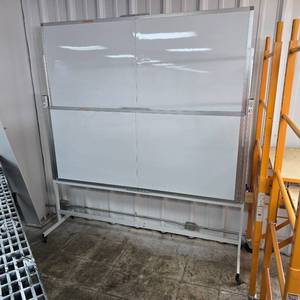 lot 111 image: Rolling Vertical Sliding Whiteboard