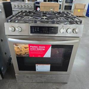 lot 81 image: Frigidaire 30 5 Burner Gas Range, Model FFGH3054USD