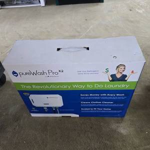 lot 85 image: Greentech PureWash Pro x2 Sanitizing Detergent Less Laundry System