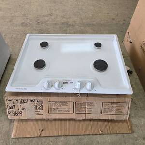 lot 87 image: Frigidaire 30 4 Burner Gas Cooktop, Model FFEC3005LS