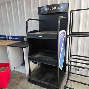 lot 130 image: Friedrich 3 Shelf Air Conditioner Display Shelf