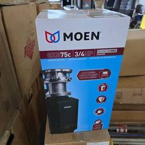 lot 186 image: Moen GXB75c Garbage Disposal, 34 HP