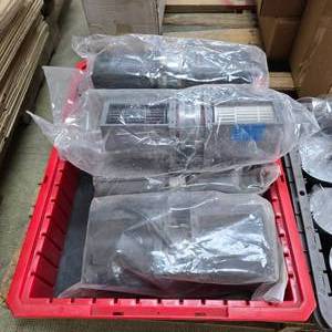 lot 200 image: Large Tote of Misc Fan Motors
