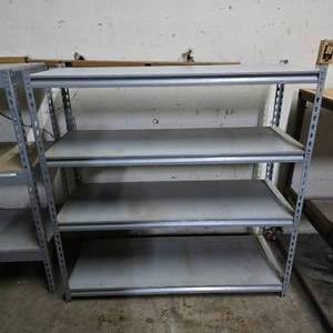 lot 299 image: Metal Shelf.  Approx 4 Tall