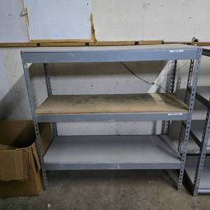 lot 300 image: Metal Shelf.  Approx 4 Tall