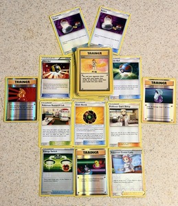 lot 111 image: 30 Trainer Cards - Including Five (5) Reverse Holograms, plus Switch, Ultra Ball, &amp Great Ball