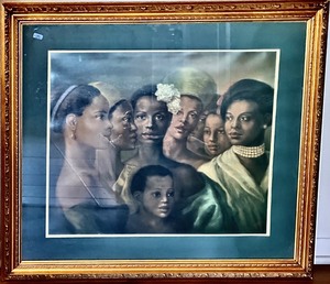 lot 74 image: Framed The Beauty of Color by Tim Ashkar 1992