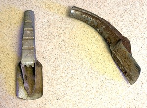 lot 79 image: Two (2) Vintage Oil Can Spouts