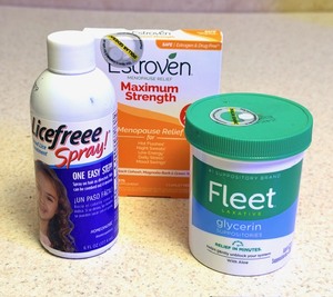 lot 179 image: Fleet Laxative, Estroven Menopause Relief, &amp Licefree Spray